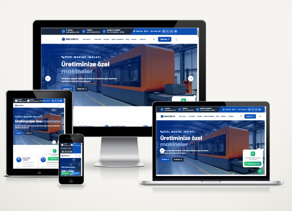 Makine İmalat Firması Web Site Paketi Draventa